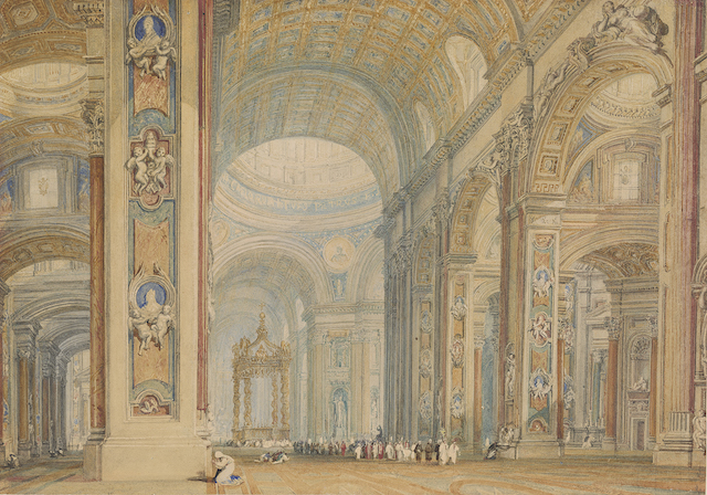 Interior of St. Peter’s Basilica