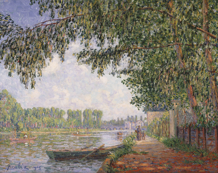 Effect of Sunlight on the Banks of the Loing, Moret