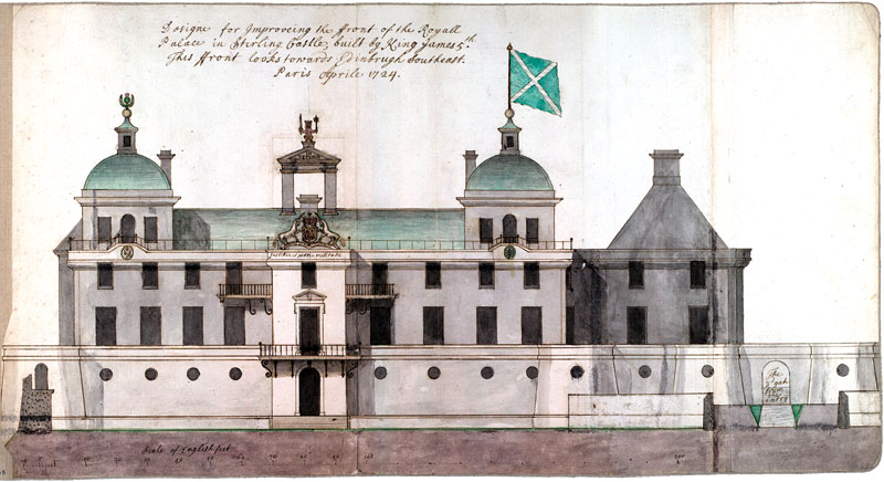 Proposal for the south-east elevation of Stirling Castle