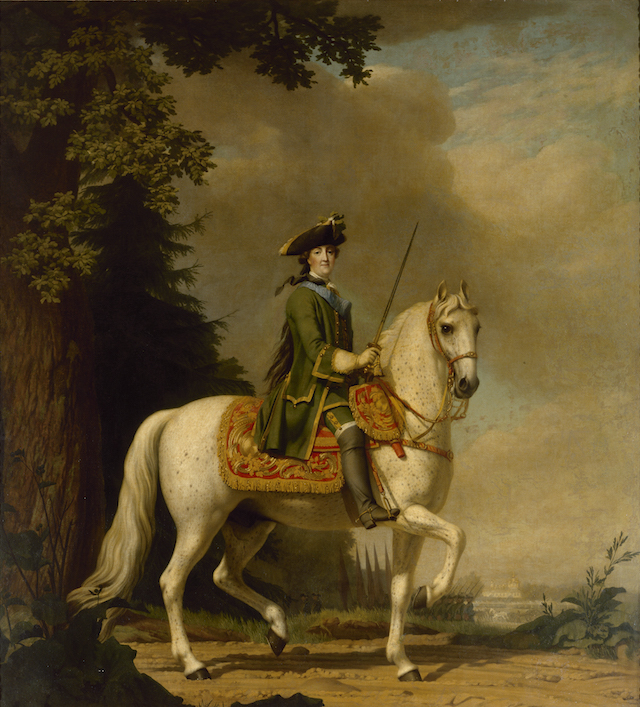 Portrait of Catherine the Great on Horseback