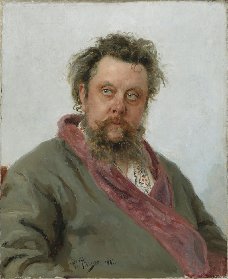Modest Mussorgsky (1881), Ilia Repin. State Tretyakov Gallery, Moscow
