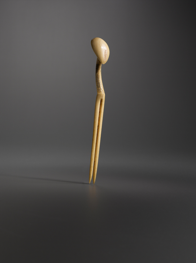 Hairpin/snuff spoon, 19th century, Zulu, South Africa.