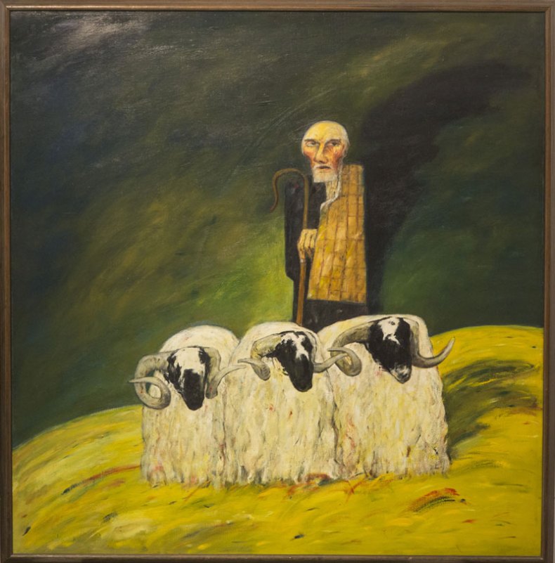 The Ettrick Shepherd (1967), John Bellany.