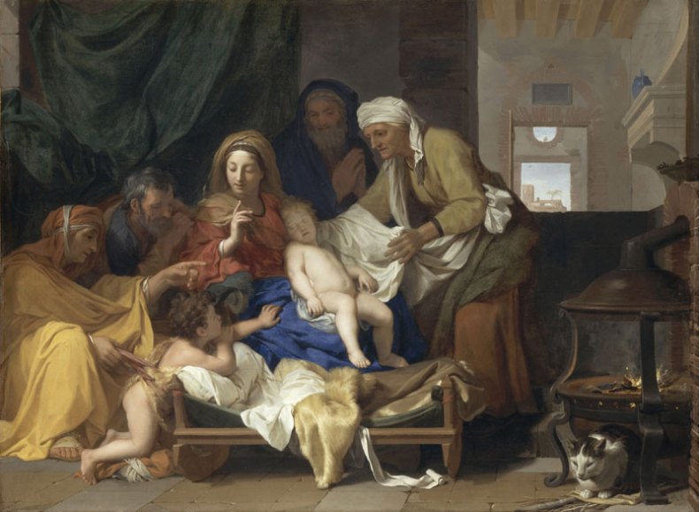 The Sleep of Infant Jesus (1655), Charles Le Brun. Musée du Louvre, Paris