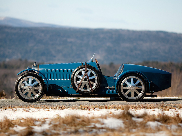 The Bugatti T35, designed by Ettore Bugatti (1881–1947) and produced from 1924–30