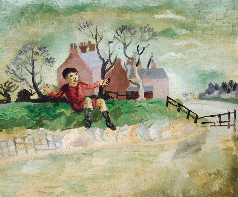 The Jumping Boy, Arundel, West Sussex (1929), Christopher Wood.