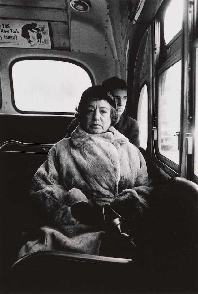 Lady on a bus, N.Y.C.