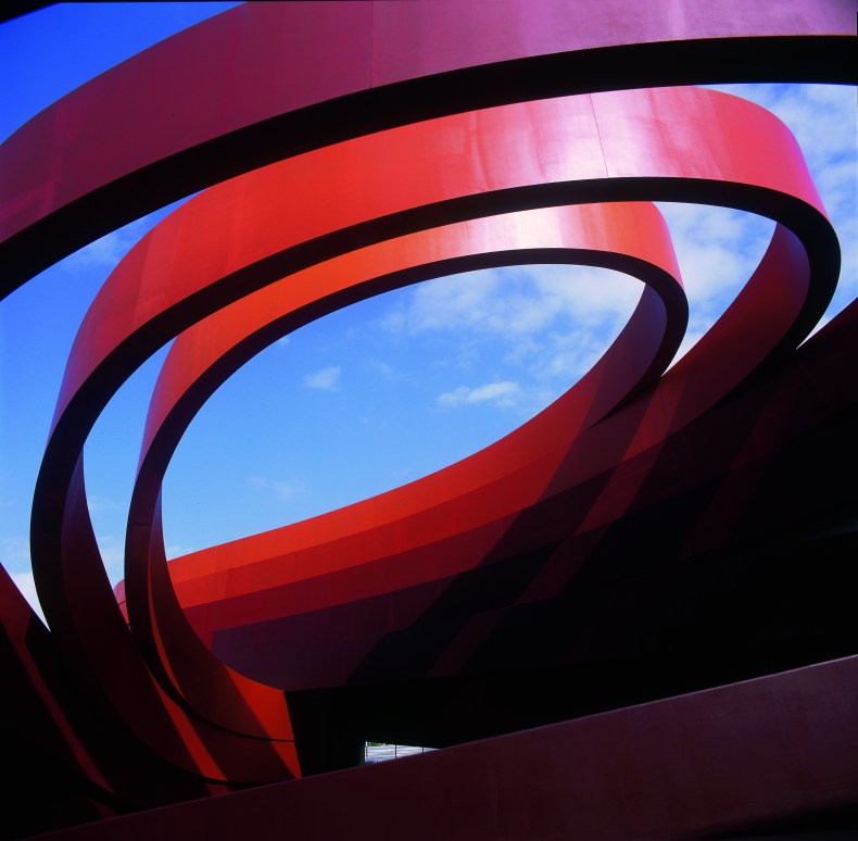 Design Museum Holon, designed by Ron Arad and completed in 2010