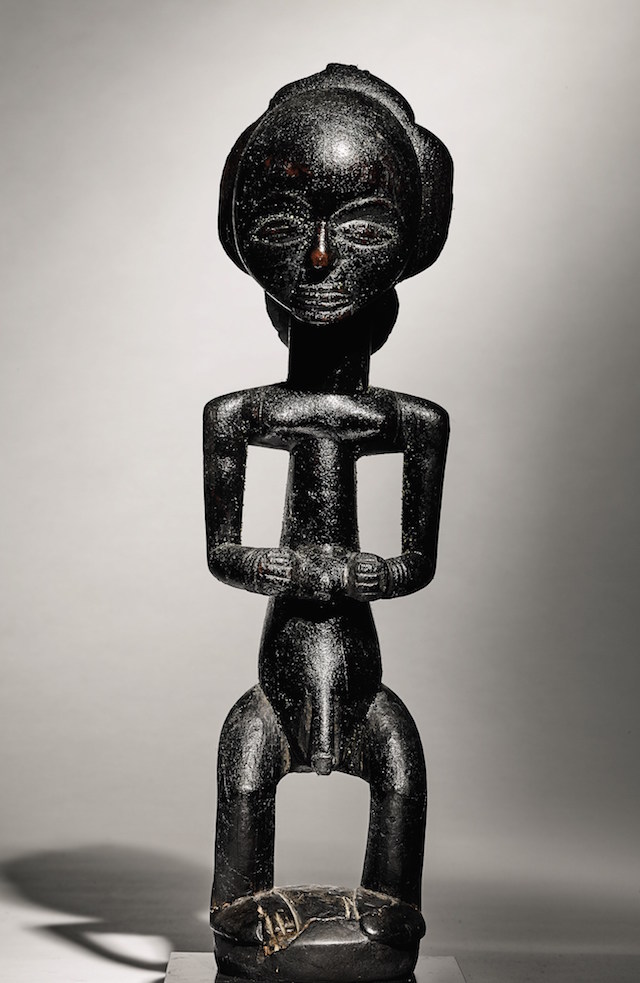 Male statue, the Warua Master, Luba, Democratic Republic of Congo