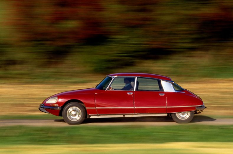 The Citroën DS, which was launched in 1955. Getty Images