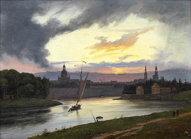 Dresden at Sunset