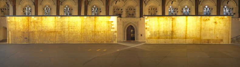 The Ethics of Dust at Westminster Hall (2016), Jorge Otero-Pailos.