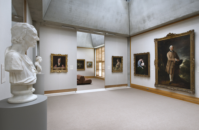 The newly reinstalled fourth floor galleries at the Yale Center of British Art juxtaposes busts and portraits from the same period