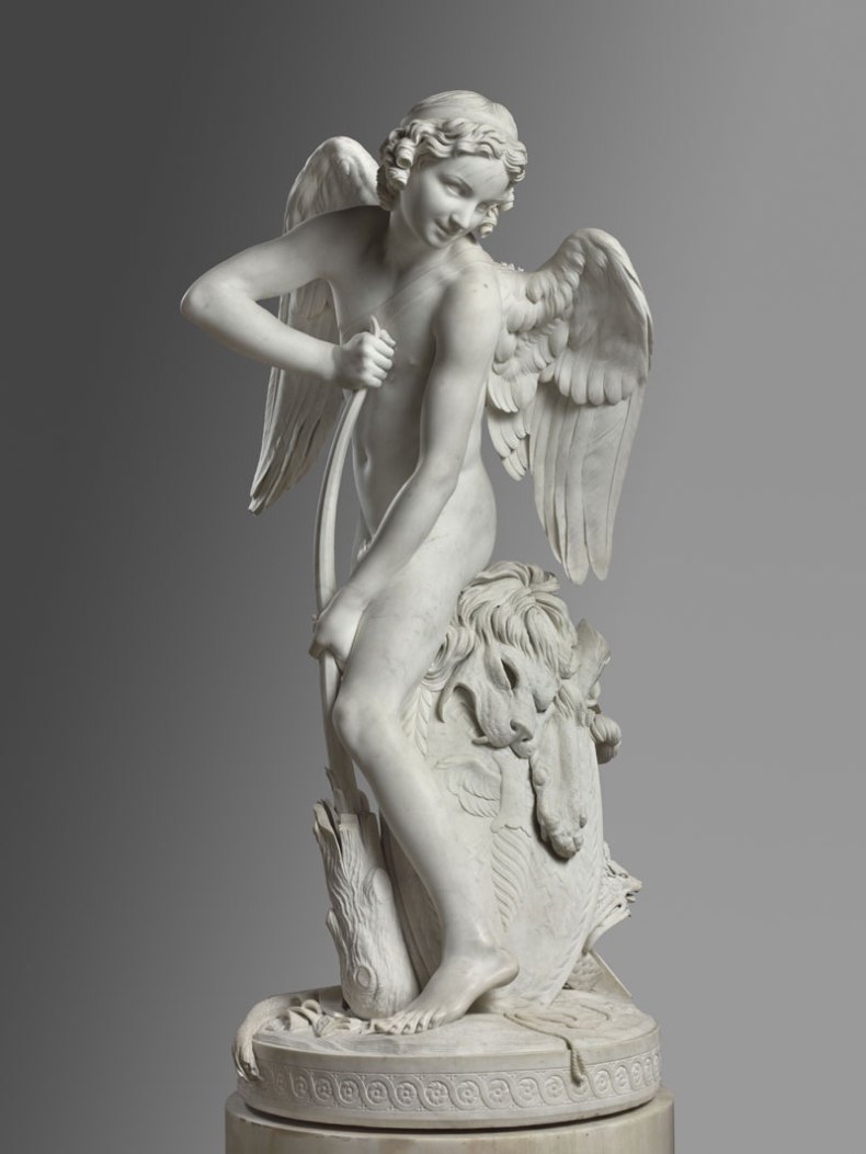 Cupid Cutting His Bow from the Club of Hercules by Edme Bouchardon. © RMN - Grand Palais (Musée du Louvre), Hervé Lewandowski