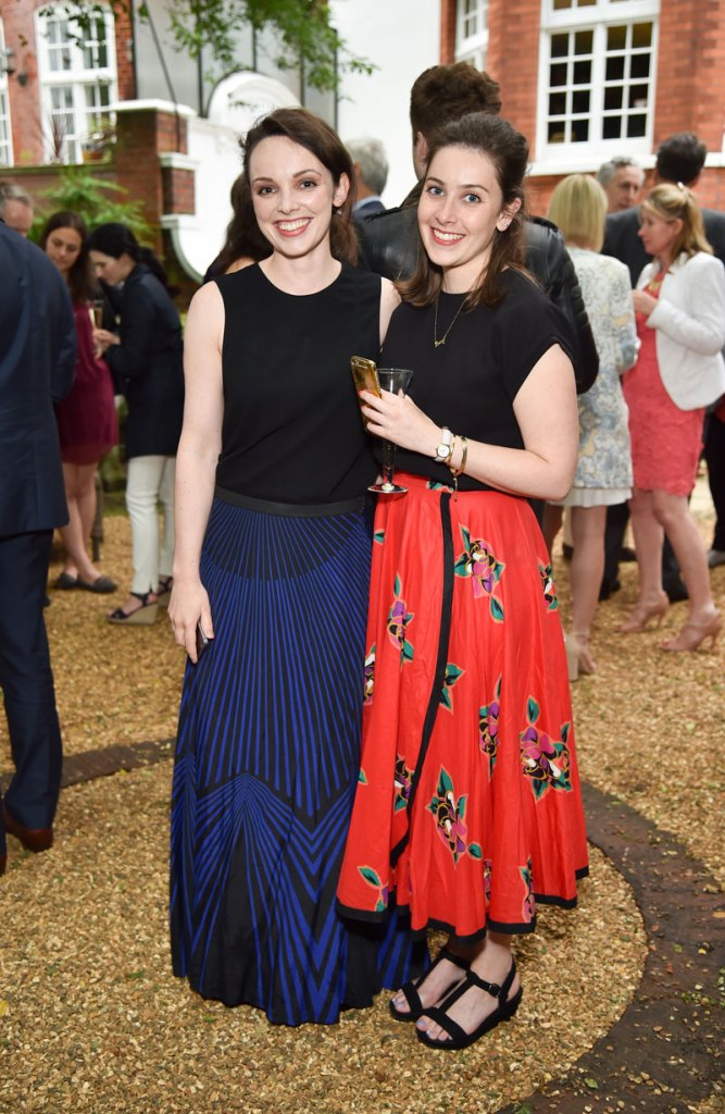 Maggie Gray and Lucy Rogers-Coltman at the Apollo summer party 2016
