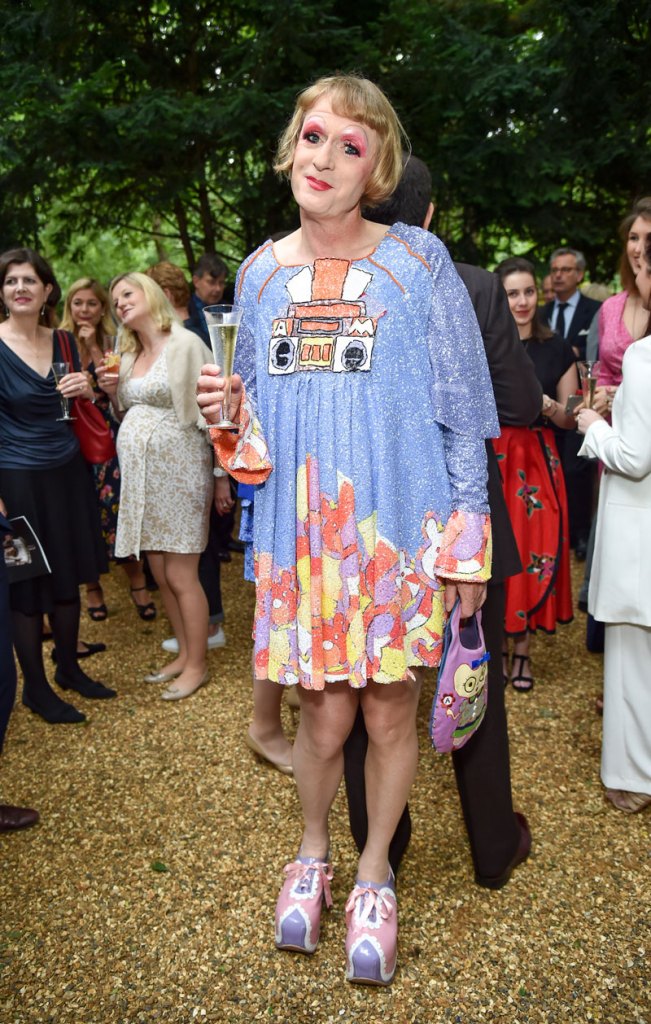 Grayson Perry at the Apollo summer party 2016