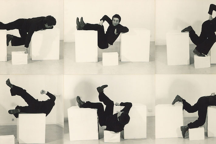 Pose Work for Plinths 3 (detail; 1971), Bruce McClean.