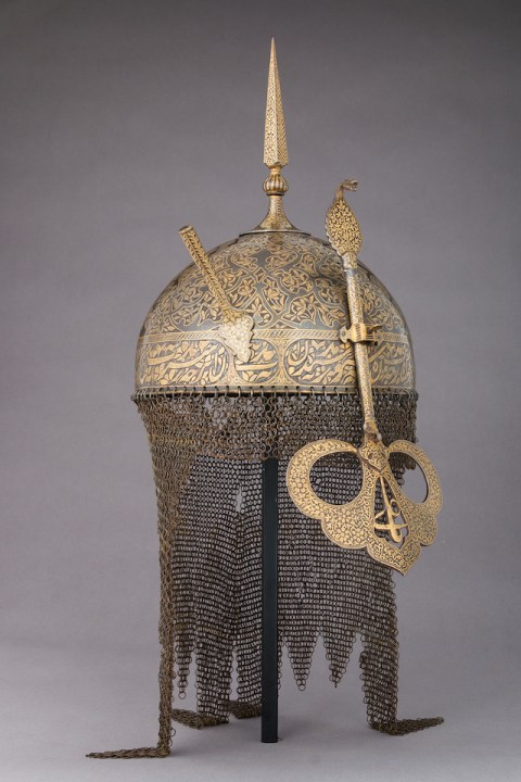Helmet (17th century), India.