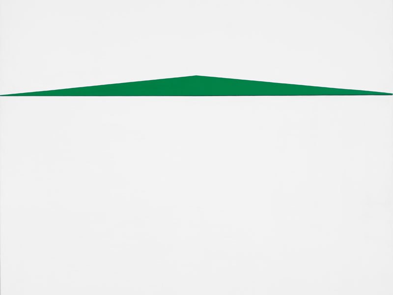 (1959), Carmen Herrera, Blanco y Verde.