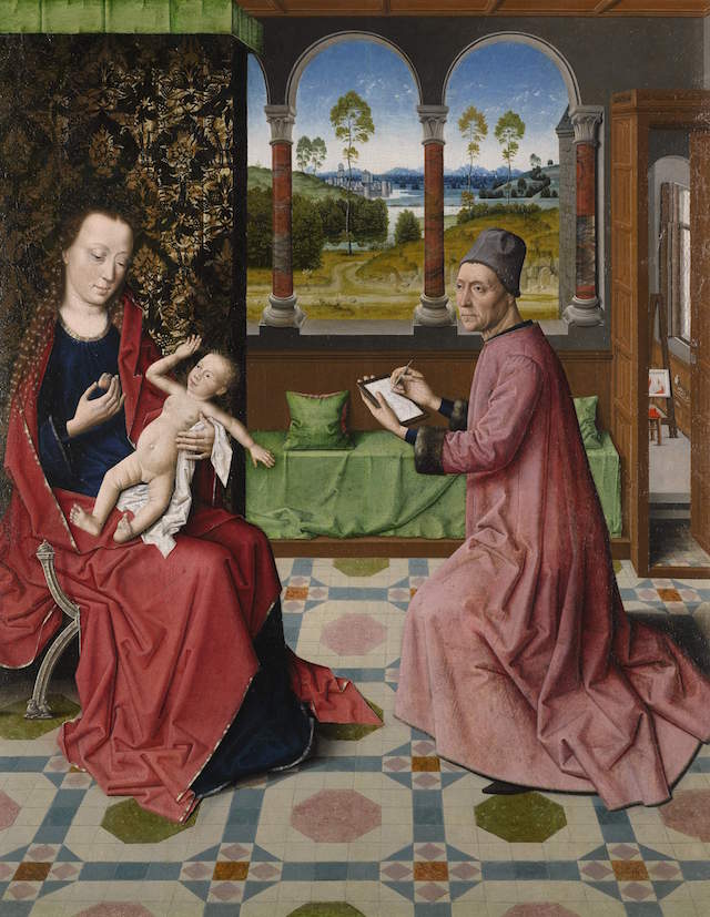 Luke Drawing the Virgin and Child