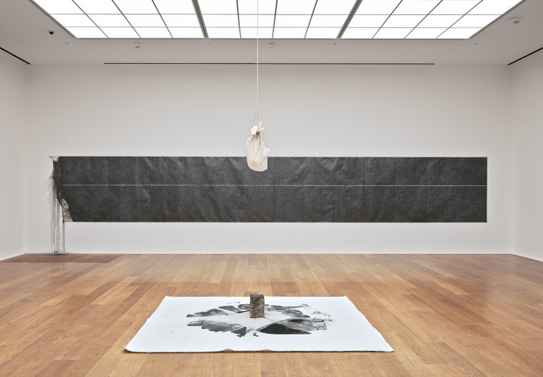 Installation view of Stream, 2013, at Hauser & Wirth, London.