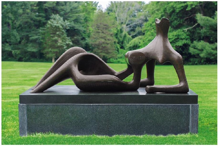 Reclining Figure: Festival, by Henry Moore, fetched £24.7 million at Christie's