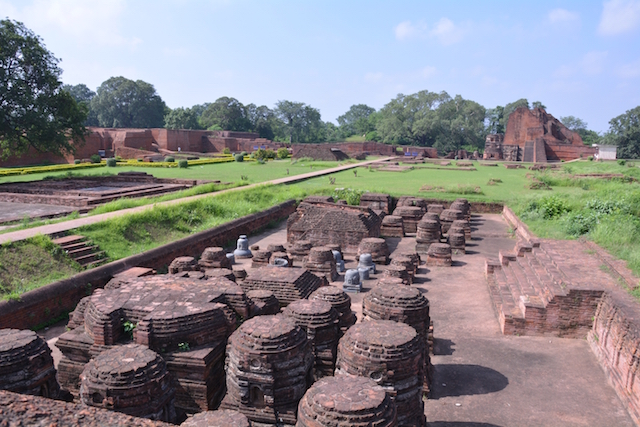 Excavated Remains of Nalanda Mahavihara: View of Site no. 03 from Site no. 12
