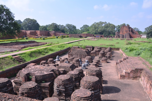 Excavated Remains of Nalanda Mahavihara: View of Site no. 03 from Site no. 12