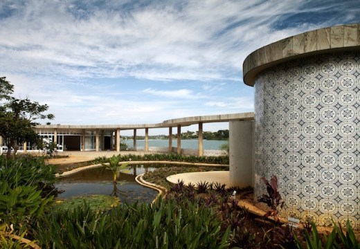 Pampulha Modern Ensemble, designed by Oscar Niemeyer, in Brazil