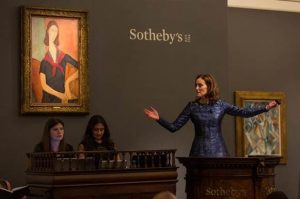 Helena Newman headed the Sotheby's Impressionist and Modern Sale on 21 June - but there were no works by women artists in the sale.