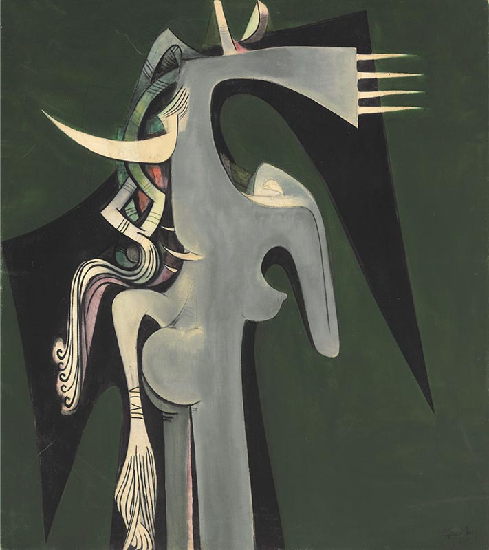 Horse-Headed Woman, Wifredo Lam.