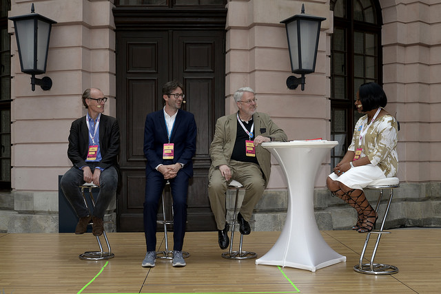 Jennifer Francis in conversation with Will Gompertz, Javier Pes, Editor, Bernhard Schulz