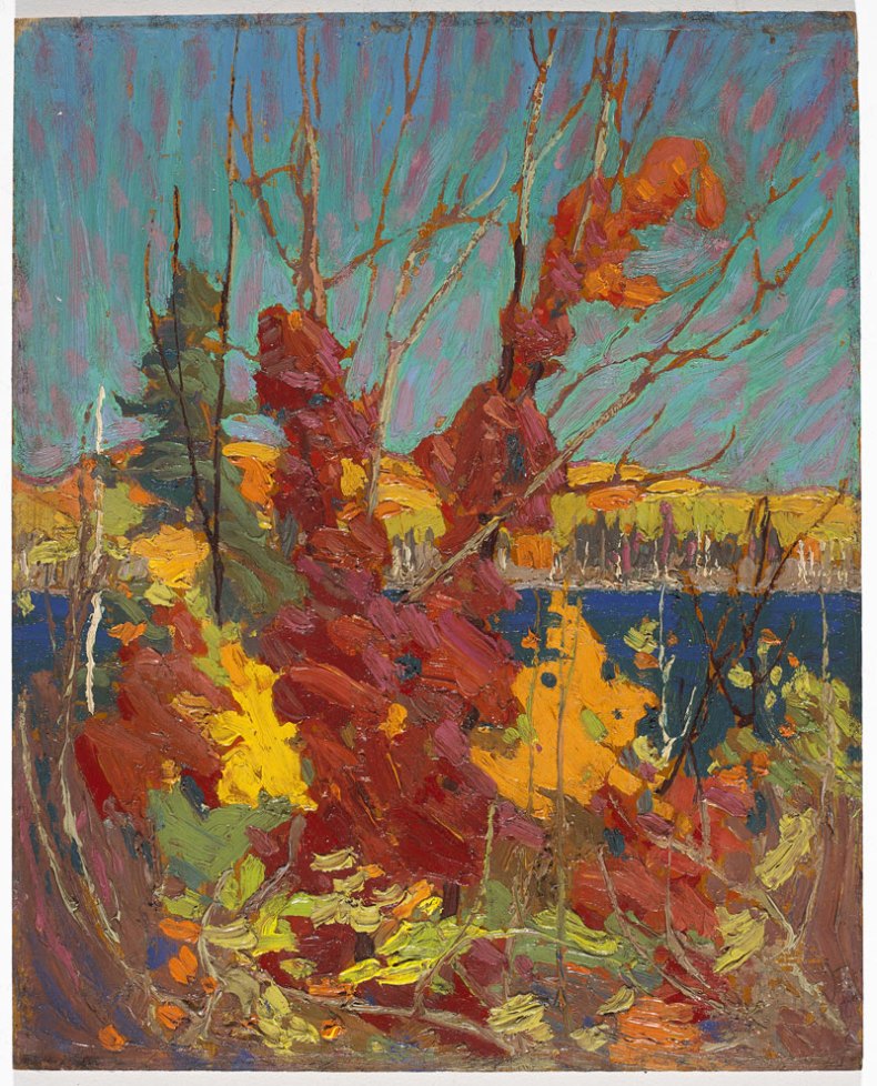 Autumn Foliage (1916), Tom Thomson. The National Gallery of Canada, Ottawa
