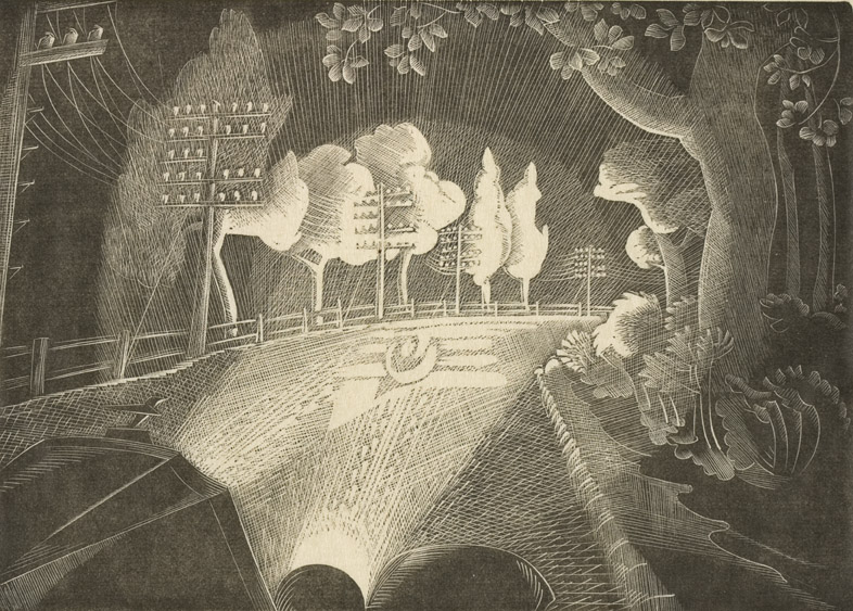 Through the Windscreen (1929), Gertrude Hermes.