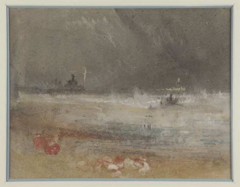 Storm off the east coast (c. 1835), J.M.W. Turner