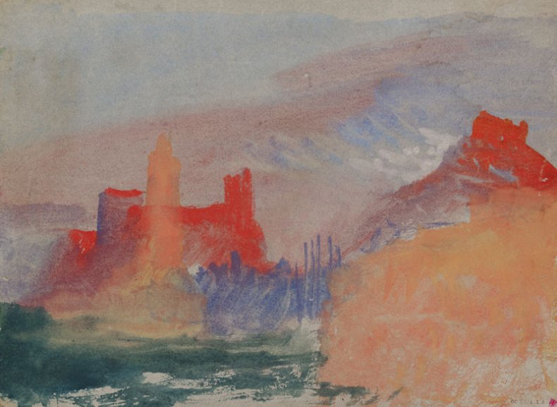 Vermilion Towers (c. 1834), J.M.W. Turner.