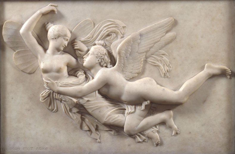 Cupid pursuing Psyche (before 1843), John Gibson. Photo: © Royal Academy of Arts, London