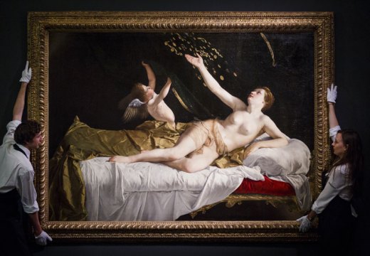 Danae, by Orazio Gentileschi