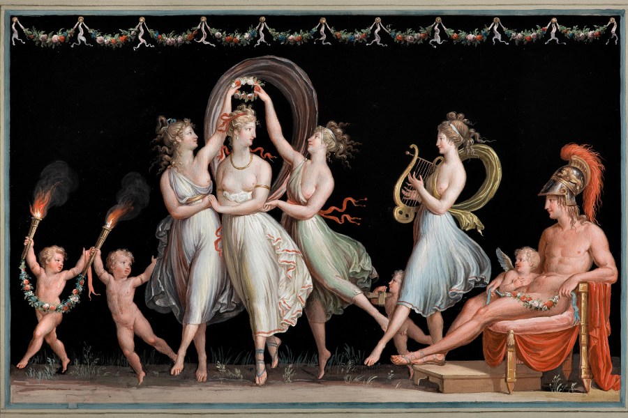 The Graces and Venus dancing in front of Mars (1799), Antonio Canova. © Museo e Gipsoteca Antonio Canova, Possagno (Treviso)