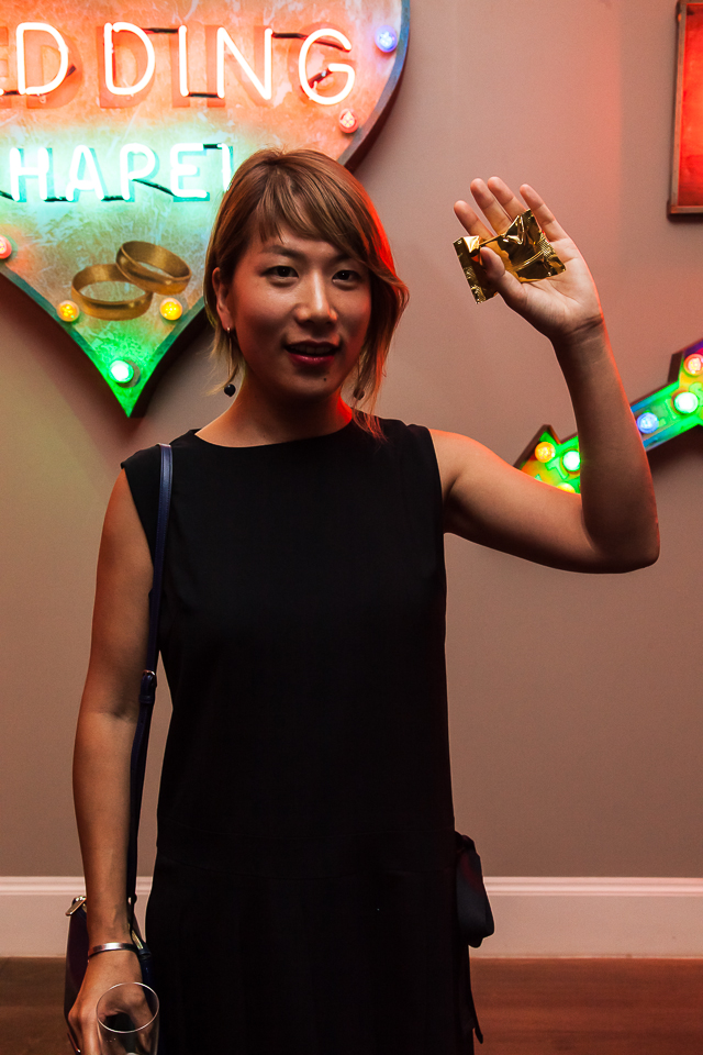 40 Under 40 artist Yuko Mohri at the Apollo 40 Under 40 party, in association with Sophie Macpherson Ltd.