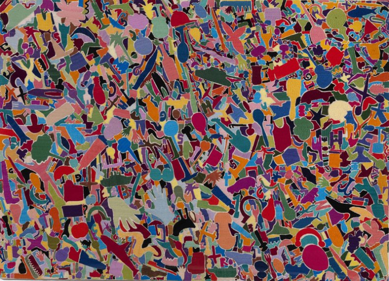 Tutto (1988–89), Alighiero Boetti. Courtesy Tornabuoni Art