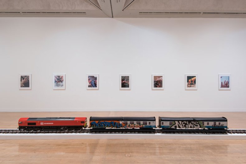 Josephine Pryde's installation at the 'Turner Prize 2016', Tate Britain. Courtesy Joe Humphrys © Tate Photography