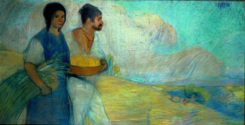 Peasants (c. 1913), David Alfaro Siqueiros. © David Alfaro Siqueiros/Artists Rights Society (ARS), New York / SOMAAP, Mexico City