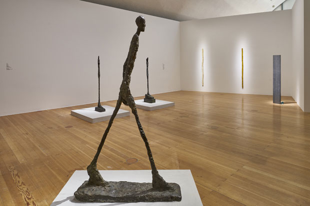 Exhibition view of 'Giacometti-Nauman' at the Schirn Kunsthalle, Frankfurt, 2016. Photo: Norbert Miguletz