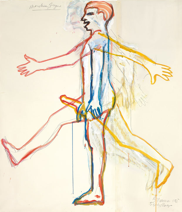 Marching Figure (1985), Bruce Nauman. Courtesy of Sperone Westwater © VG Bild-Kunst 2016