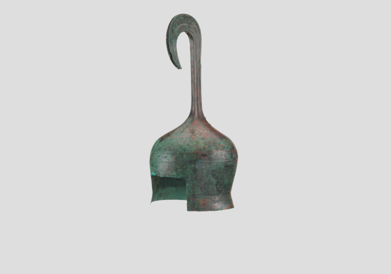Archaic Cretan helmet, Archaic and Orientalising periods, c. 650–620 BC.