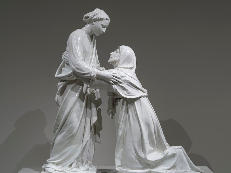 The Visitation (c. 1445), Luca della Robbia. © Museum of Fine Arts, Boston