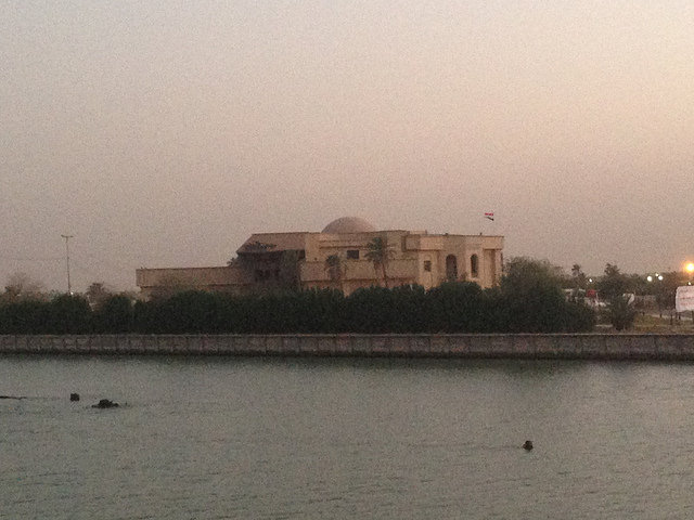 View of the Basrah Museum from the Shatt al-Arab. Photo: Eleanor Robson