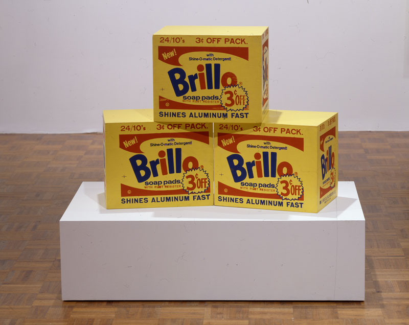 Brillo Box (c. 1964), Andy Warhol. © 2016 The Andy Warhol Foundation for the Visual Arts, Inc./Artists Rights Society (ARS), New York. Photography by Jerry L. Thompson