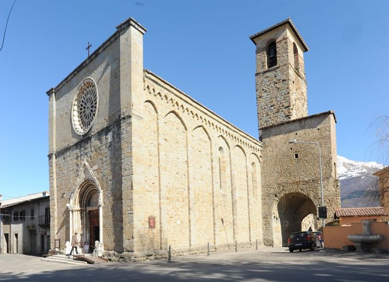 The Church of Sant'Agostino in Amatrice in 2012. Photo: Wikimedia commons